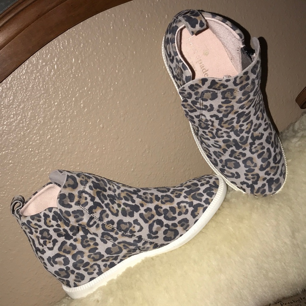 “WILKIE” Kate Spade Wedge Sneaker Leopard Print